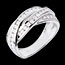 achat on line Bague tress�e or blanc pav�e - 0.63 carats - 38 diamants