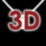 bijou   Collier solitaire or blanc (TGM)  - 0.26 carats