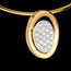 acheter Collier alc�ve or jaune pav� (GM) - 0.37 carats - 24 diamants