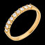 Women's gold wedding ring