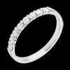 achat en ligne Alliance or blanc semi pav�e - serti barrettes - 0.3 carats - 8 diamants