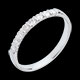 achat on line Alliance or blanc semi pav�e - serti barrettes - 0.25 carats - 8 diamants