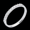 ventes on line Alliance or blanc semi pav�e - serti griffes - 11 diamants