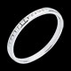 joaillerie Alliance or blanc semi pav�e - serti rail - 13 diamants