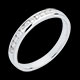 vente en ligne   Alliance or blanc semi pav�e - serti rail   - 11 diamants