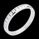 acheter en ligne Alliance or blanc semi pav�e - serti rail - 0.3 carats - 10 diamants