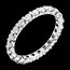 Diamond and white gold wedding ring