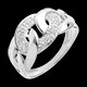 achat on line bague sautoir or blanc pave 24 diamants