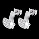 achat on line boucles oreilles tropique or blanc pavees 24 diama