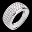 ventes en ligne Bague pl�iade or blanc pav�e - 1.01 carats - 56 diamants