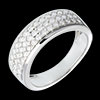 acheter on line Bague pl�iade or blanc pav�e  - 0.63 carats - 45 diamants