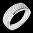 bijouterie Bague pl�iade or blanc pav�e  - 0.63 carats - 45 diamants