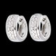 cadeaux boucles oreilles pleiade or blanc pave 22 carats