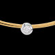 acheter collier cable or jaune puce diamant tgm