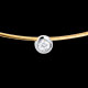 vente en ligne collier cable or jaune puce diamant mm