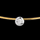 mariage collier cable or jaune puce diamant gm