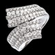 vente bague echarpe pavee carats 108 diamants