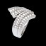 cadeau Bague �charpe pav�e  - 1.1 carats - 108 diamants