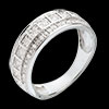 mariages   Anneau mosa�que diamants   - 0.28 carats - 33 diamants