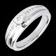 vente solitaire empire or blanc pave 33 carats
