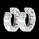 cadeau femmes creoles arcade or blanc pavees