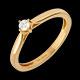 achat essentiel solitaire or jaune