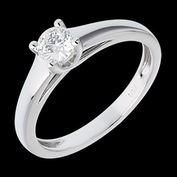 L'essentiel d'un solitaire blanc (GM) - 0.34 carats