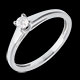 achat en ligne L'essentiel d'un solitaire or blanc (MM)