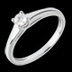 cadeaux femme essentiel solitaire or blanc gm