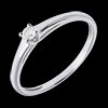 ventes en ligne L'essentiel d'un solitaire or blanc (PM)