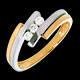 mariages trilogie double jonc mm diamants
