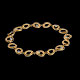 femme bracelet pampilles or jaune diamants diamants