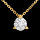 cadeaux collier demi sphere pavee diamants