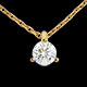achat collier solitaire or jaune gm 26 carats