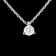 vente en ligne collier solitaire or blanc gm 026 carats