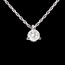 vente en ligne Collier solitaire or blanc (GM+) - 0.26 carats