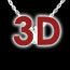 acheter on line Collier solitaire or blanc (TGM) - 0.31 carat