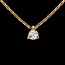 acheter en ligne Collier solitaire or jaune (MM)