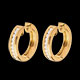 mariage creoles or jaune diamants serti rail mm 33 carats