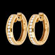 ventes on line creoles or jaune diamants serti rail gm 43 carats