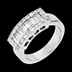 joaillerie bague laniere or blanc diamants 38 carats 31 diam