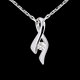 bijou pendentif infini or blanc diamant chaine or blanc