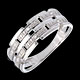acheter on line bague canevas or blanc pavee diamants diamants
