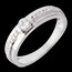 acheter on line Solitaire empire or blanc pav� - 0.26 carats - 19 diamants