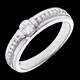 bijou solitaire empire or blanc pave 034 carats 17 diama