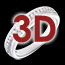 ventes en ligne Solitaire empire or blanc pav� - 0.34 carats - 17 diamants