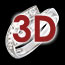 achat on line Solitaire Prunelle or blanc - 0.63 carats - 19 diamants