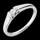 cadeaux femme Solitaire arche or blanc (PM)
