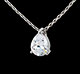 ventes on line collier larme diamant or blanc 25 carats