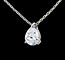 vente en ligne Collier Larme diamant - or blanc  - 1.25 carats
